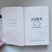 Jaws 1st Edition By Peter Benchley Gutter Code P36 1974 Hardcover