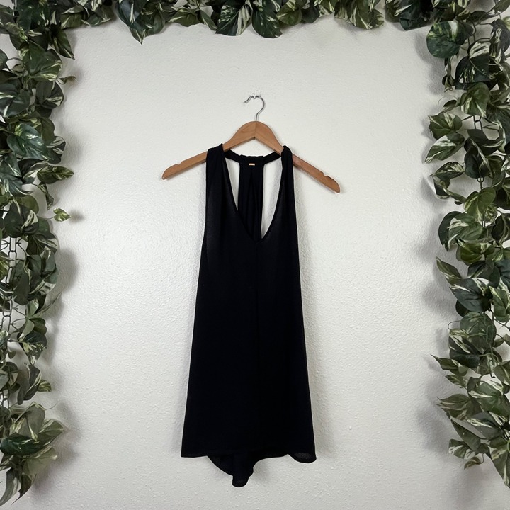 Lucy Athletic Yoga Flow Sleeveless Loose Tank Top Black NWT Women’s Size XS