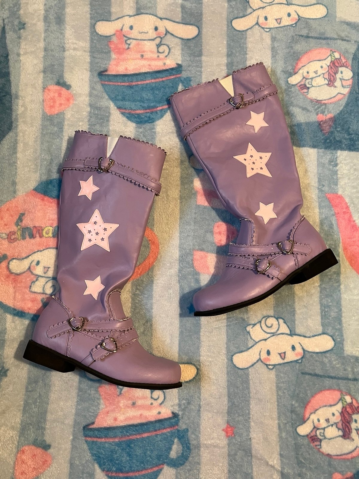 purple + pink fairykei boots