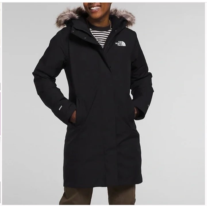North Face Women's Arctic Parka Winter Coat, Black XSmall