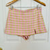 ZARA BARBIE BARBIECORE TWEED MINI SKORT SKIRT SHORTS SMALL