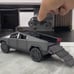 Die-cast Pull-back Pickup Truck Model with Alloy Mountain Bike – Doors Op