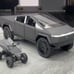 Die-cast Pull-back Pickup Truck Model with Alloy Mountain Bike – Doors Op