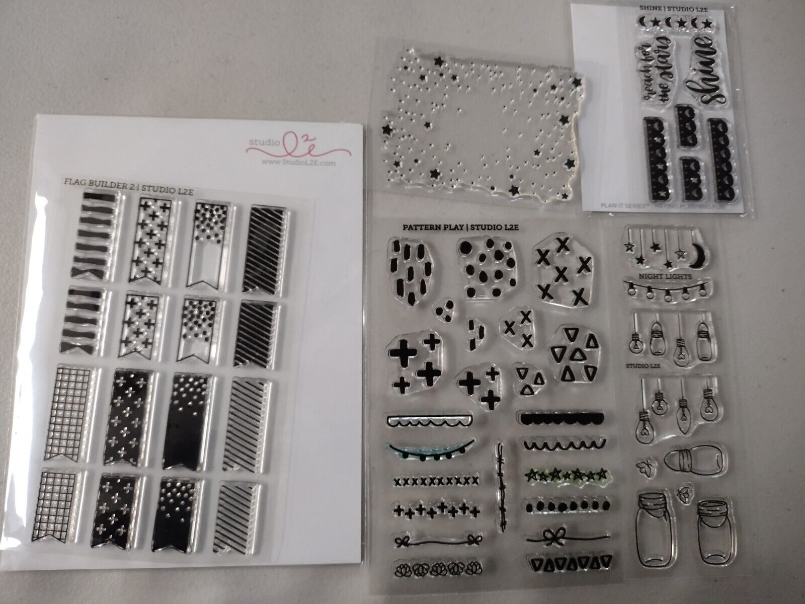 Studio l2e patterned stamps bundle -(61)