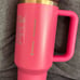 Stanley + Starbucks Berry Glitter Pink 40 oz NEW launch