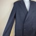 Gieves Hawkes Mens LUXE Suit Jacket EU 50R 42R Blue Double Breasted PLAID Blazer