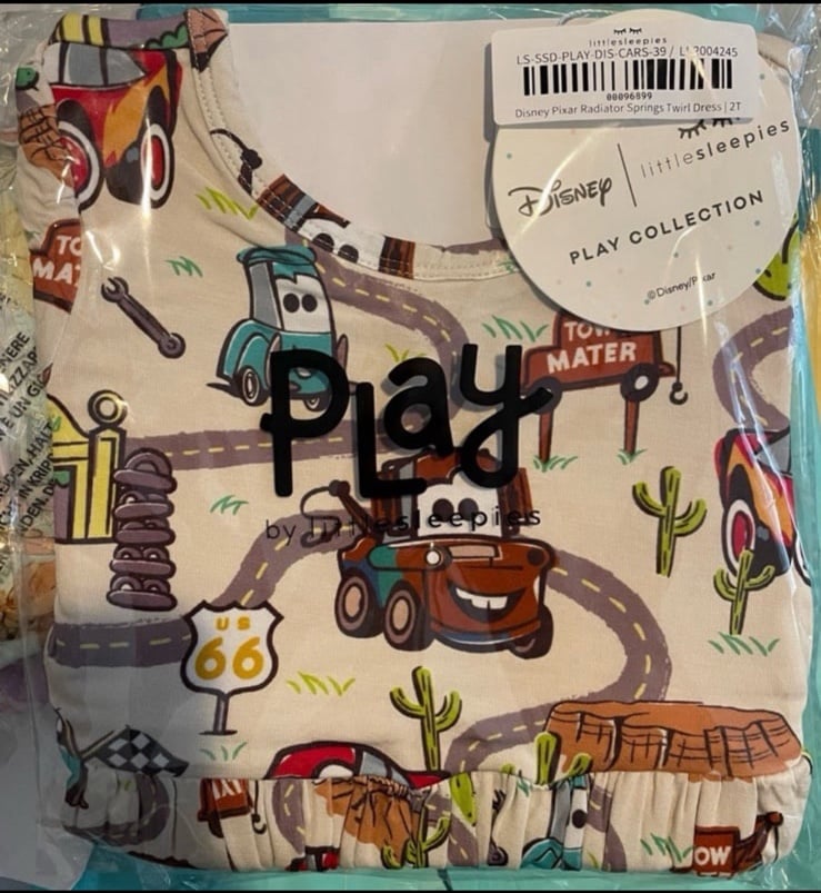 Little Sleepies Disney Pixar Cars Dress 2t