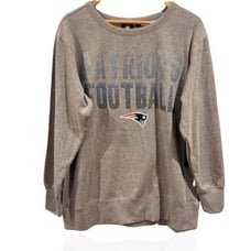 NFL New england Patriots rhinestone sweatshirt size L