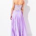 BNWT Wow Couture (Akira) Lilac Rhinestone Prom Maxi Dress