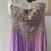 BNWT Wow Couture (Akira) Lilac Rhinestone Prom Maxi Dress