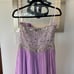 BNWT Wow Couture (Akira) Lilac Rhinestone Prom Maxi Dress