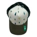 NWT Prana La Viva Trucker Hat Cap Unisex Cargo Green Trees Forest Organic Cotton