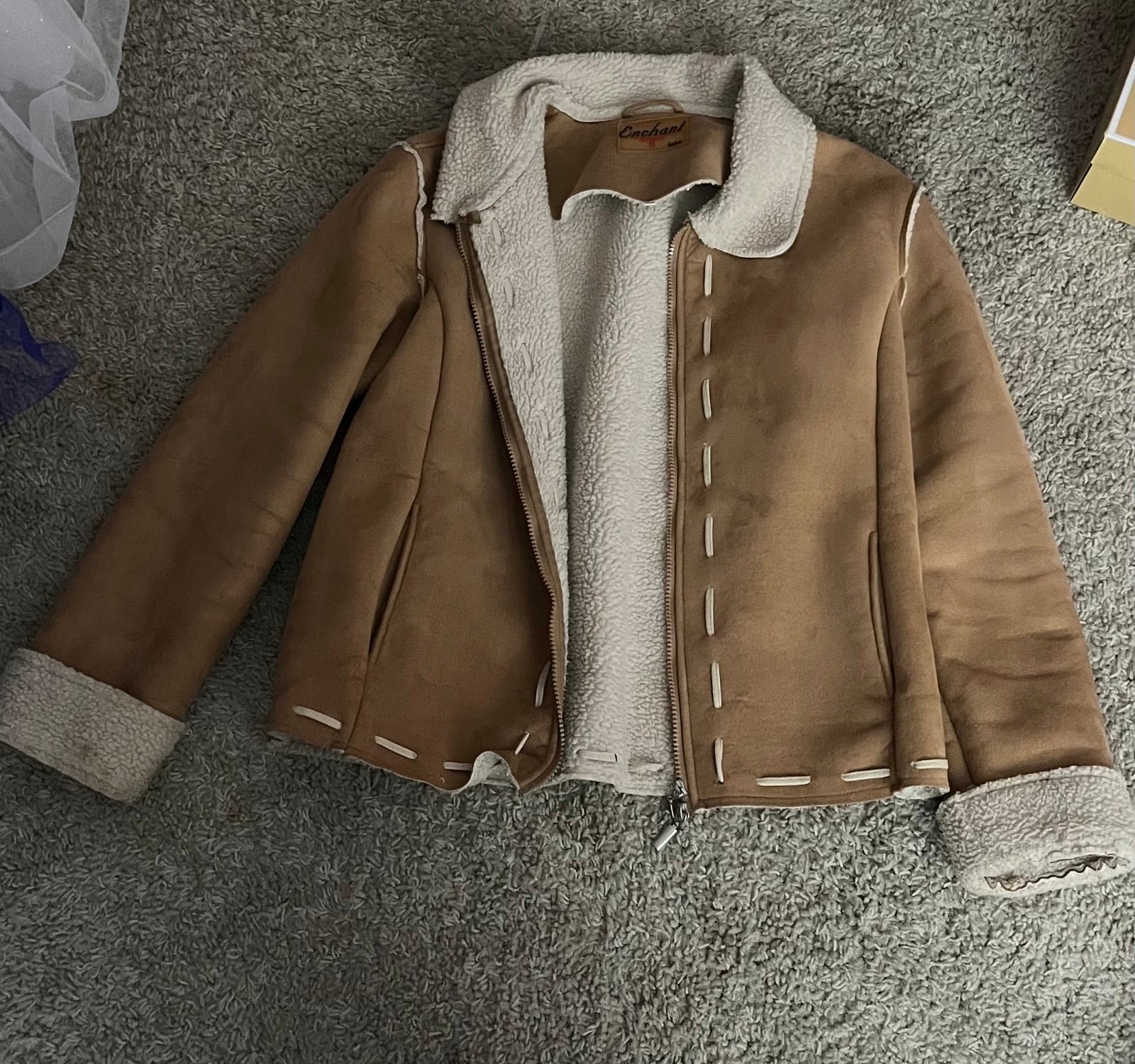 Vintage faux leather jacket
