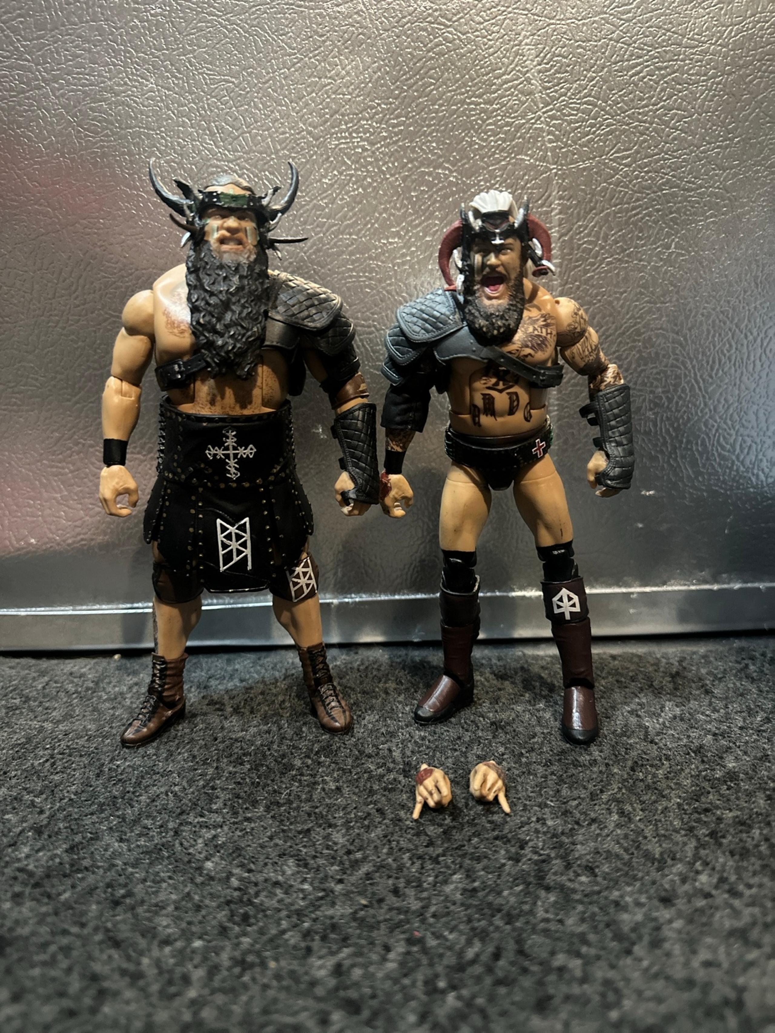 WWE Erik & Ivar The War Raiders Action Figures