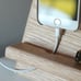 Tech Gift Men Ebony Valet Nightstand Phone Docking Station Universal Phone