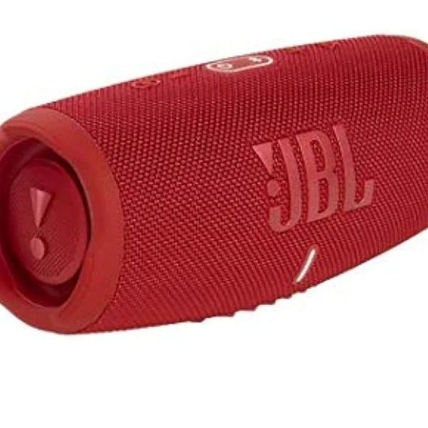 JBL Charge 5 Portable Waterproof Bluetooth Speaker- Red