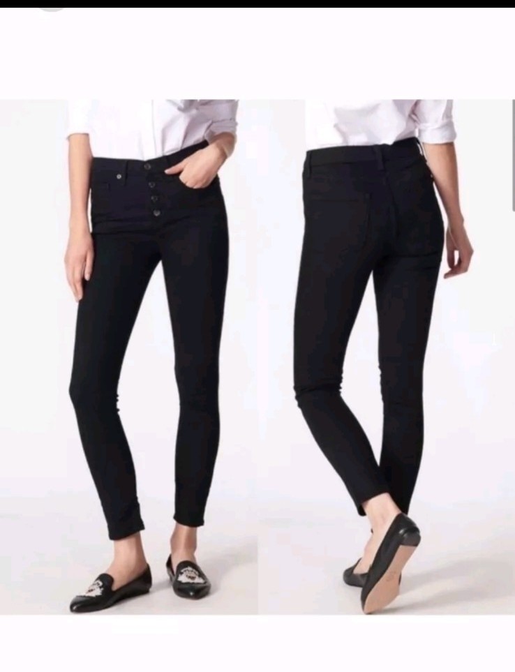 Veronica Beard Womens Black Debbie High-Rise Skinny Jeans 32