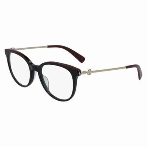 NEW Longchamp LO 2667 001 Black & Gold Eyeglasses 51/18/140 with Longchamp Case