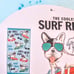 2 New French Bulldog Frenchie Dog Surfboard Beach Towels