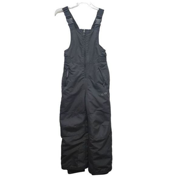 Champion Women's Size L Insulated Bib Overall Snowpants Black Water Resistant