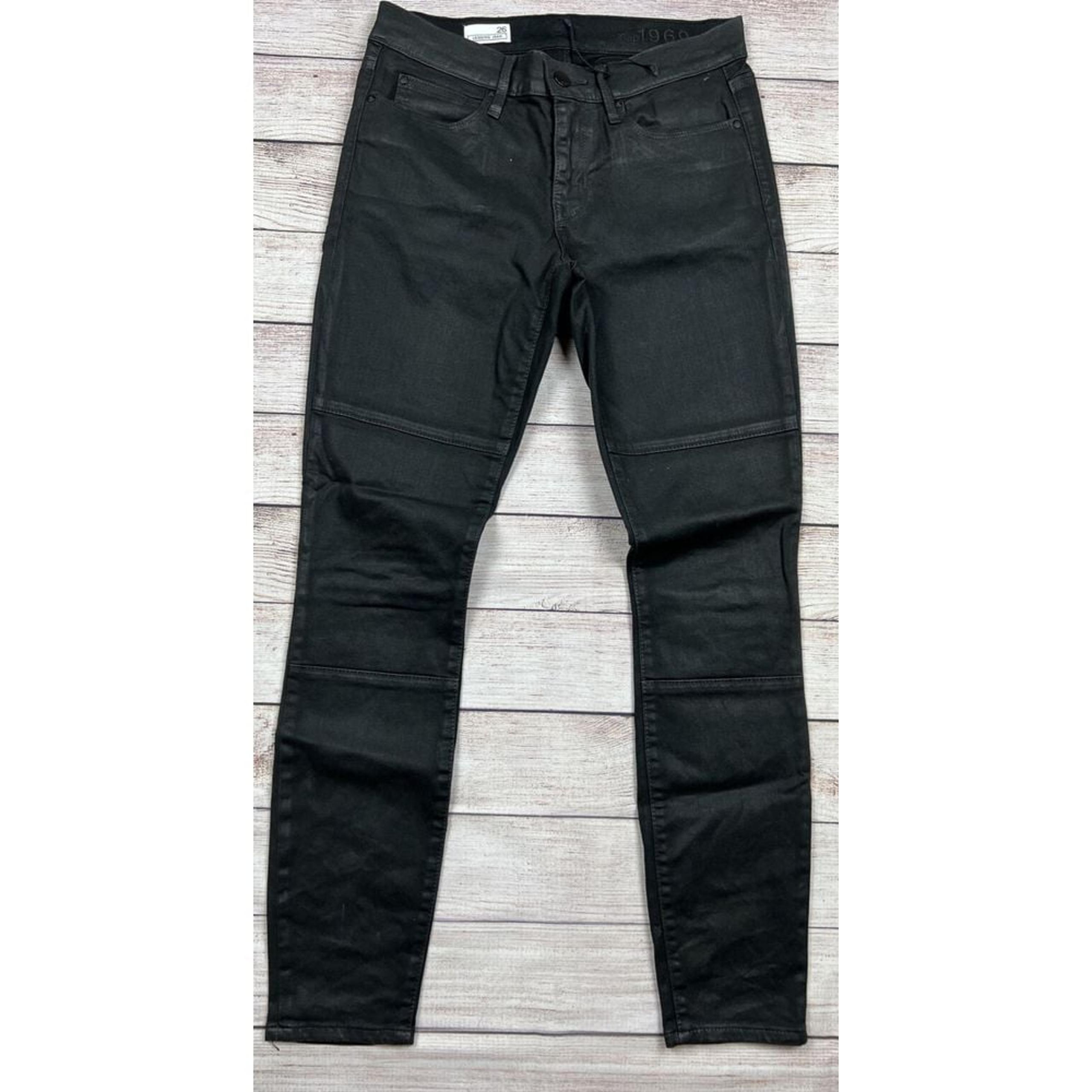 GAP 1969 Women's Size 26 Legging Jeans Black