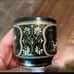 Coffee cups/VCoffee cups/Vintage Greek Demitasse Cup & Saucer 24K Gold Black Han