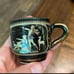 Coffee cups/VCoffee cups/Vintage Greek Demitasse Cup & Saucer 24K Gold Black Han