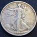 1929 S Liberty Walking Silver Half Dollar #2564