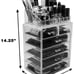 Makeup Organizer XL Black