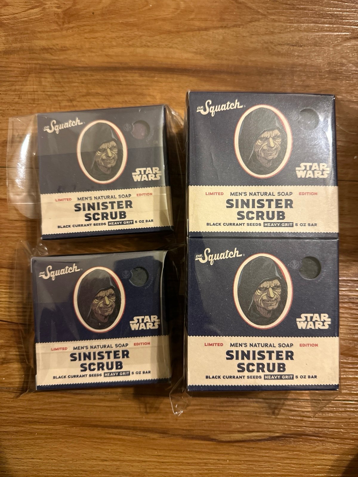 Dr Squatch Sinister Scrub bundle; lot of 4