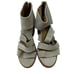 Frye Tash Cut Out Bootie Sandal Milkshake Suede Size 8.5