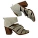 Frye Tash Cut Out Bootie Sandal Milkshake Suede Size 8.5