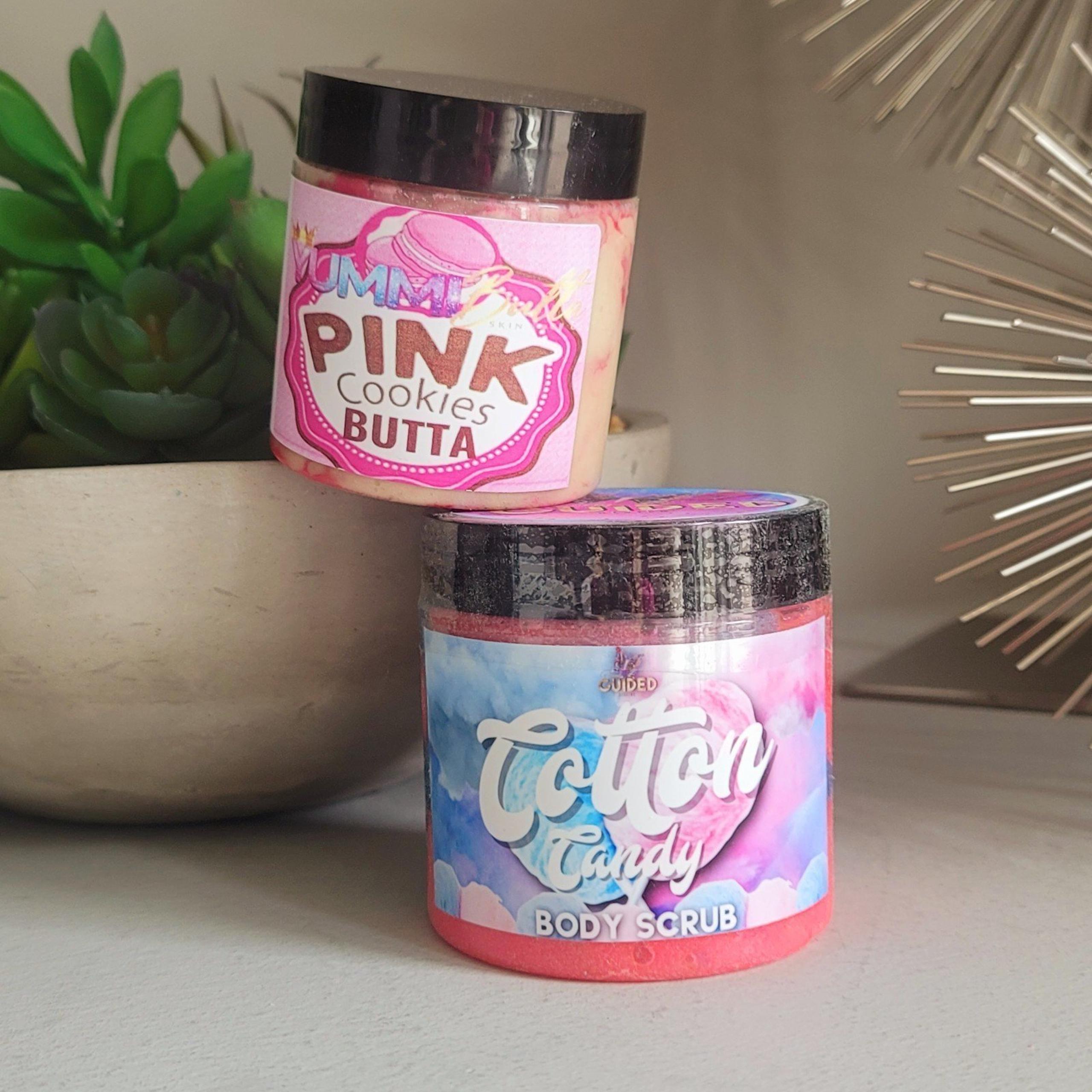 Pink Cookies Body Butter + Cotton Candy Body Scrub Set