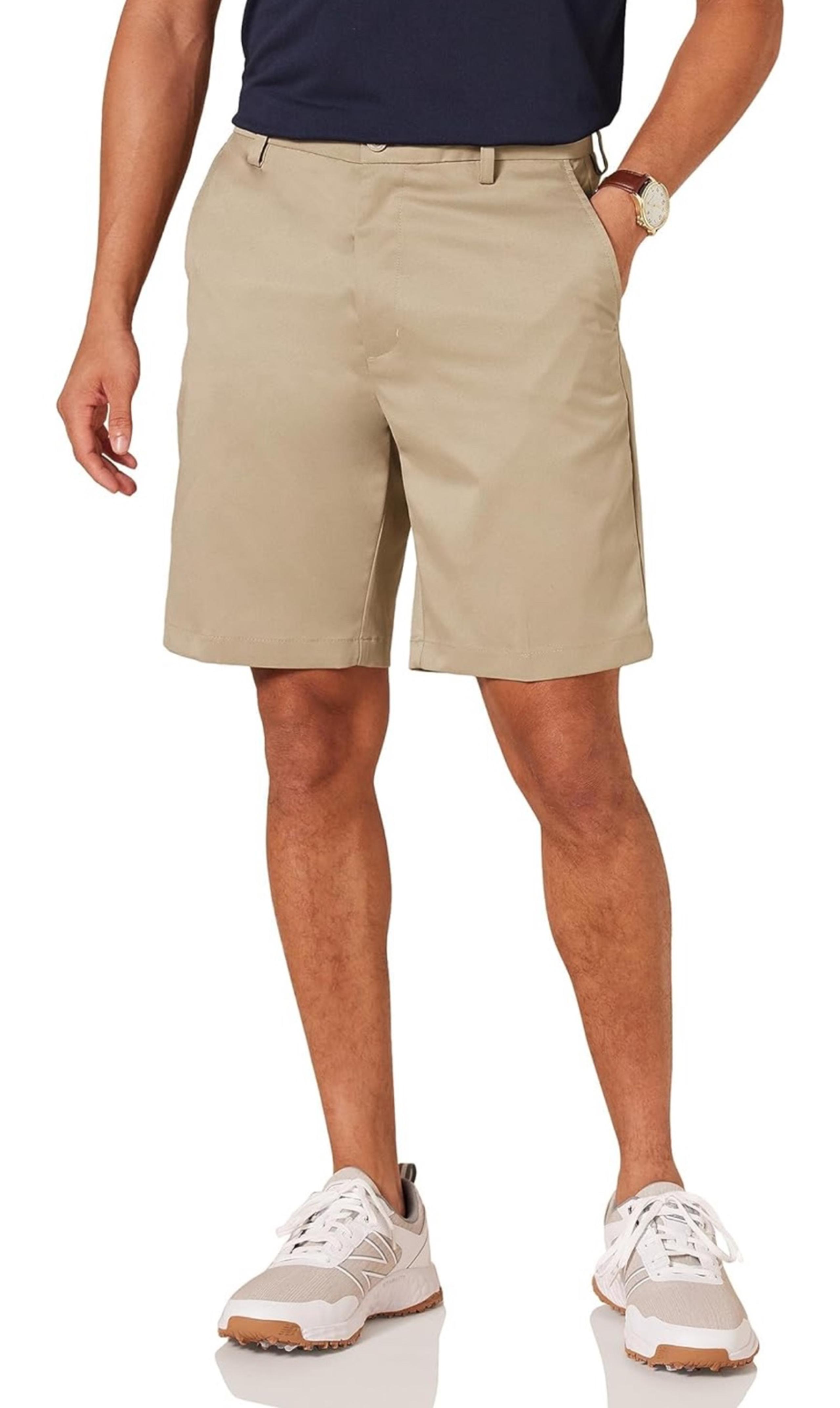 NEW!! Amazon Essentials Men's Classic-Fit Stretch Golf Shorts “42”