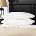 Ella Jayne Home Standard Size Bed Pillows- 2 Pack White Hotel Pillows- Gel Fiber