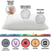 Ella Jayne Home Standard Size Bed Pillows- 2 Pack White Hotel Pillows- Gel Fiber
