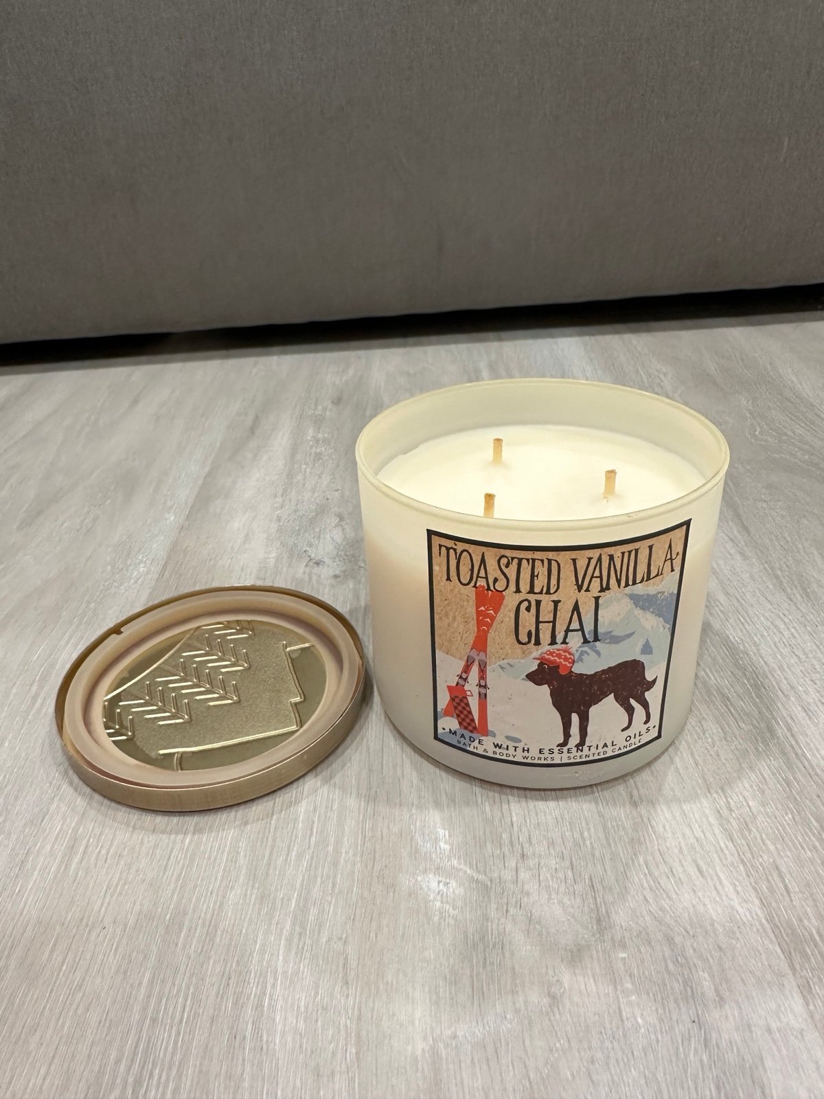 Toasted Vanilla Chai Bath and Body Works 3 Wick Candle