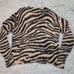 Magaschoni Sweater Womens M Cashmere Cozy Soft Comfort Animal Print Preppy