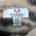 Magaschoni Sweater Womens M Cashmere Cozy Soft Comfort Animal Print Preppy