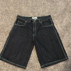 vinatge rich kids Jeans co black jorts