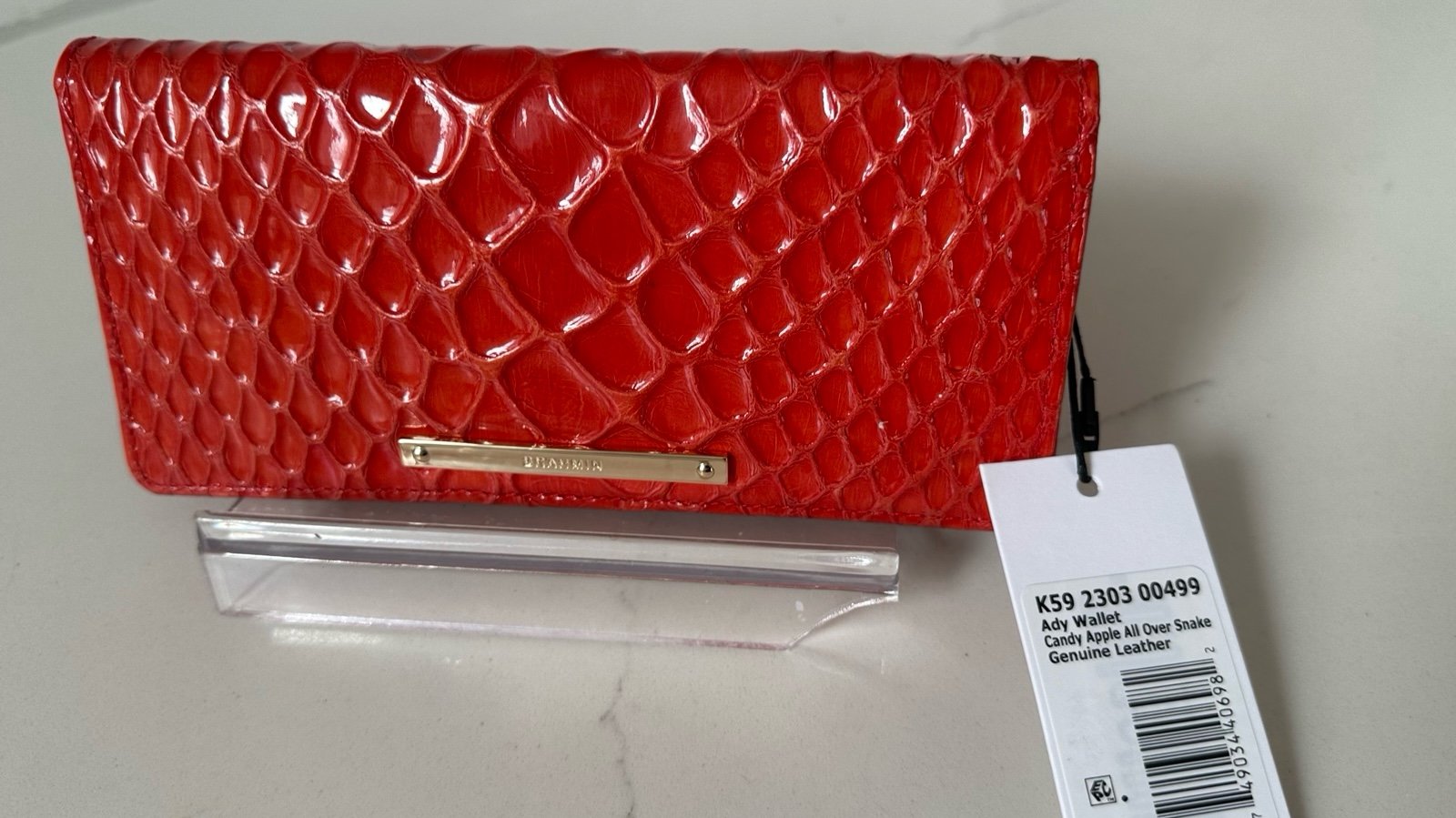 Brahmin candy apple all over MELBOURNE Leather ADY SLIM Wallet