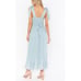 NEW Show Me Your Mumu Claire Midi in Silver Sage Crisp size XS /y1