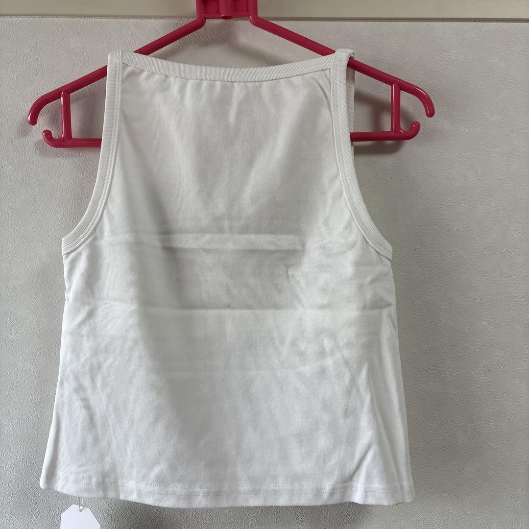 人気の boatneck El elu cup white② top tank トップス