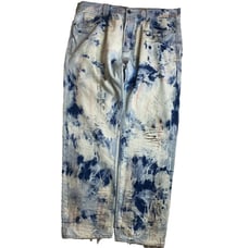 AKOO Jeans Mens Sz 42 44 x 33 Denim Distressed No Rivals Streetwear Hip Hop Acid