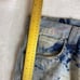 AKOO Jeans Mens Sz 42 44 x 33 Denim Distressed No Rivals Streetwear Hip Hop Acid