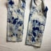 AKOO Jeans Mens Sz 42 44 x 33 Denim Distressed No Rivals Streetwear Hip Hop Acid