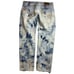 AKOO Jeans Mens Sz 42 44 x 33 Denim Distressed No Rivals Streetwear Hip Hop Acid