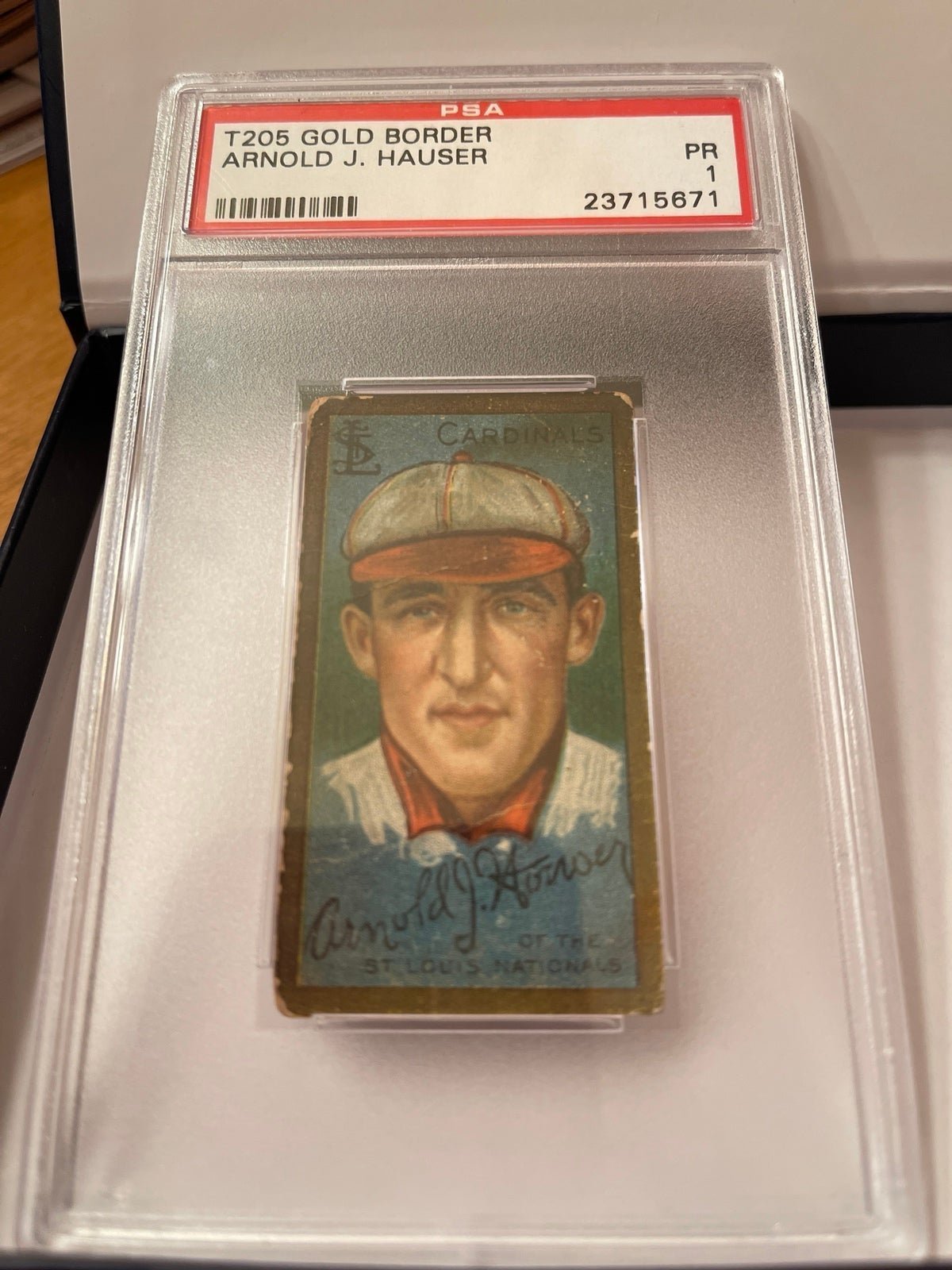 Arnold J Hauser Vintage 1911 graded PSA 1