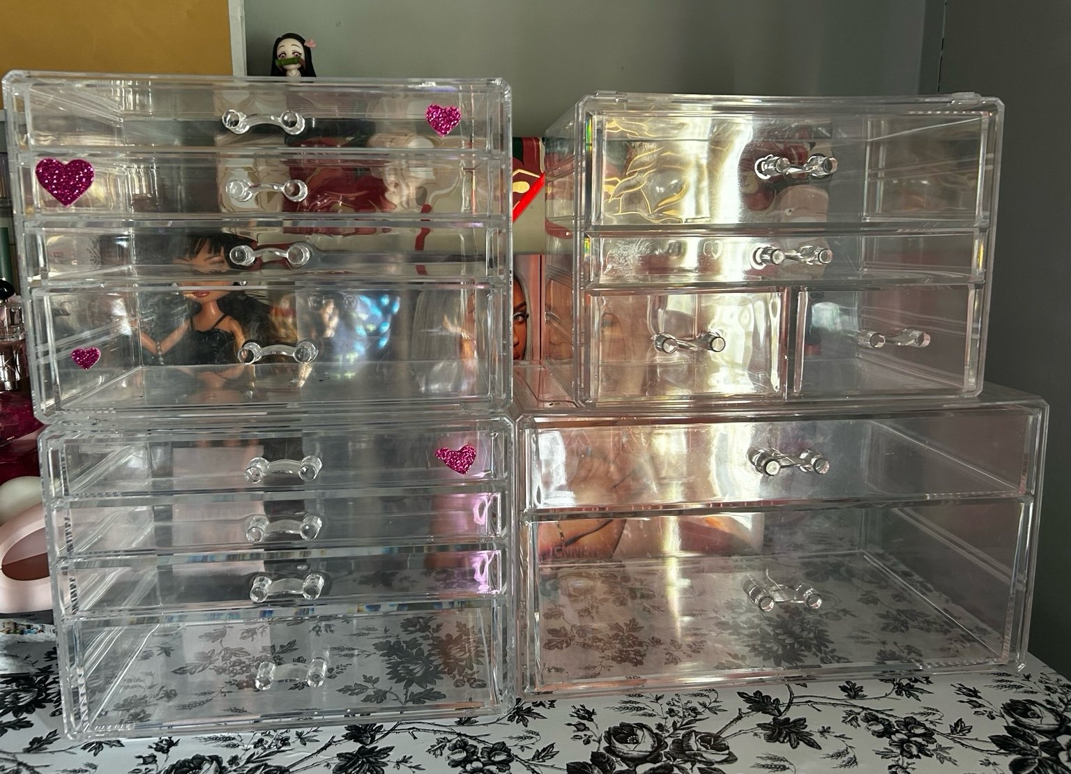 Transparent Acrylic Desktop Drawers
