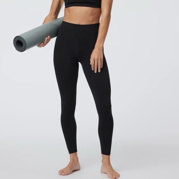 Vuori AllTheFeels Leggings Solid Black Size XS Women’s Ankle Fit Athletic Casual